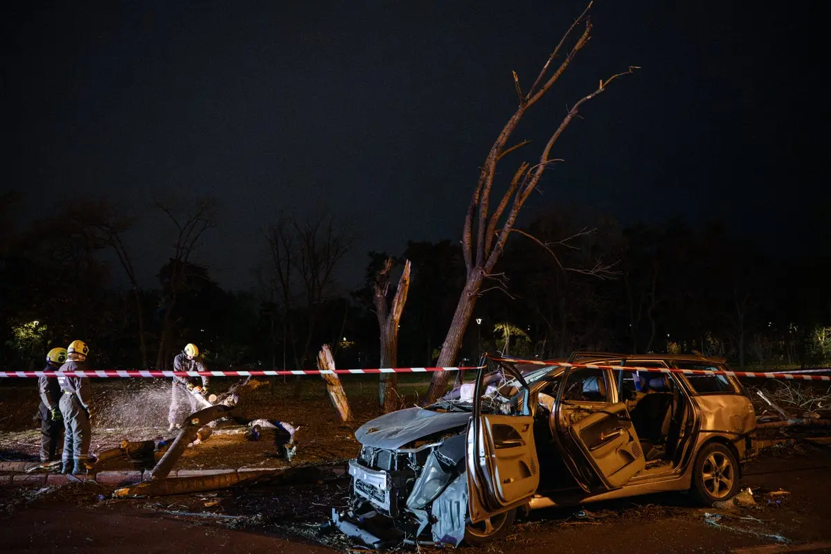 Racheta rusă lovește Kiev: un mort, opt răniți, spital avariat